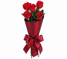 Букет 5 Красных роз Эдлесс Лав в Оханске