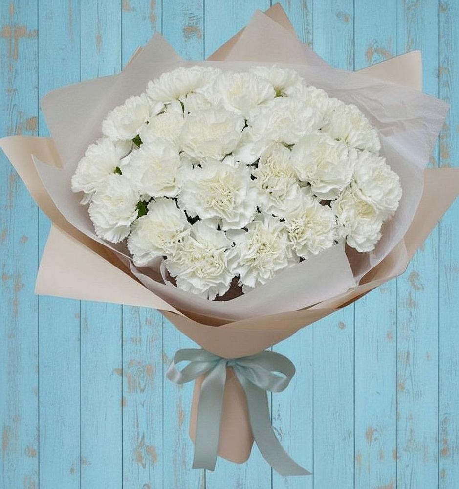 Букет цветов из: Гвоздики в Оханске