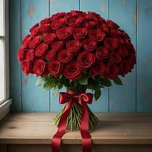 Букет Красные розы Блэк Меджик в Оханске