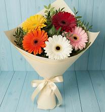 Букет цветов из:  Герберы #REPLACE_PRED# Оханске