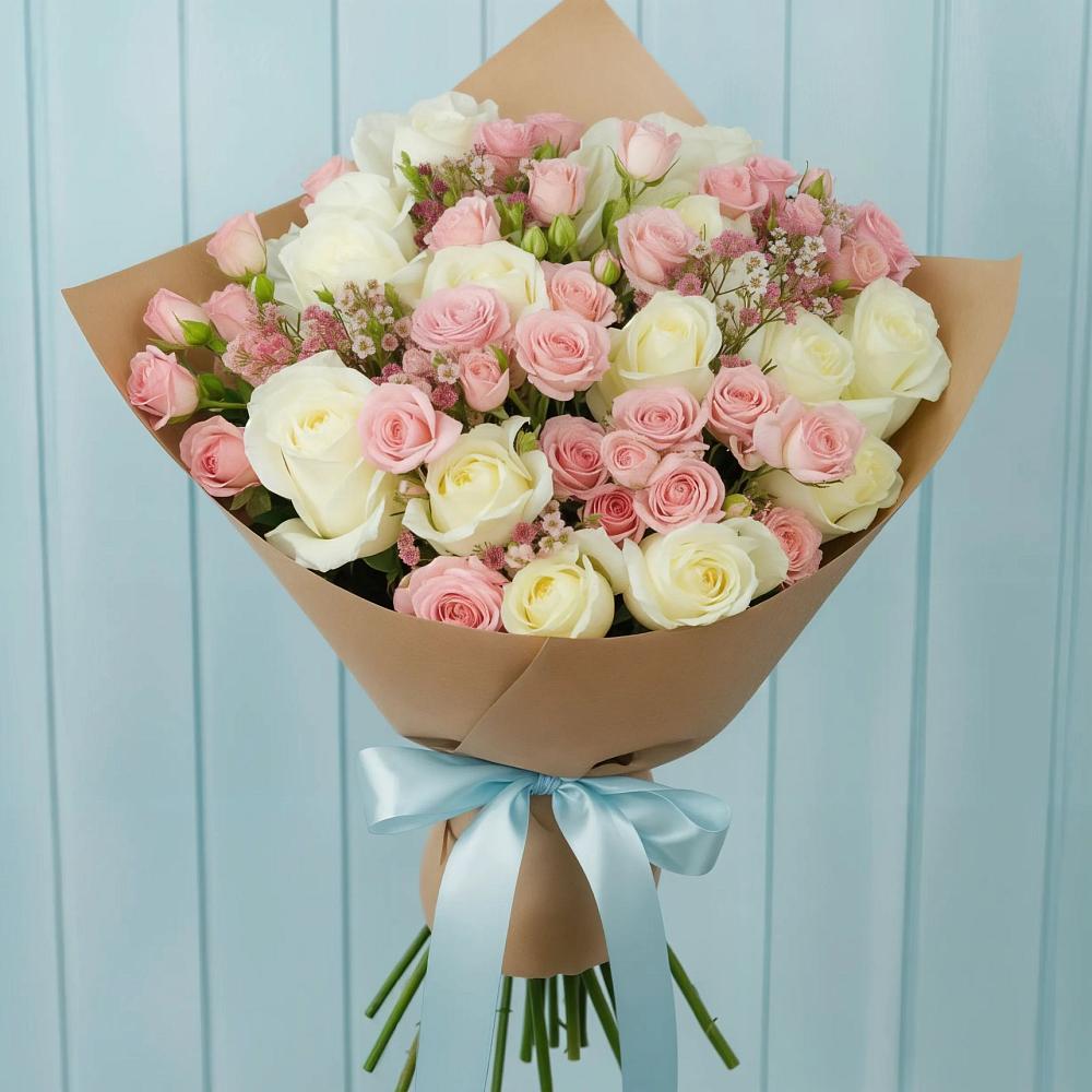 Букет цветов из: Розы в Оханске