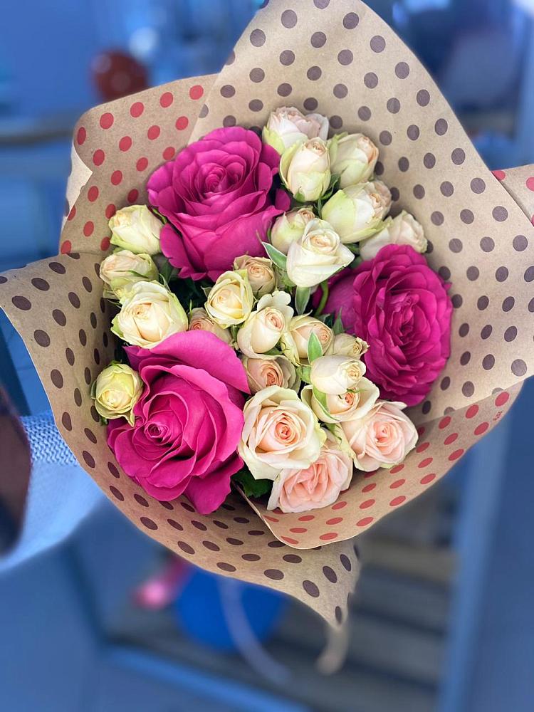 Букет цветов из: Розы в Оханске