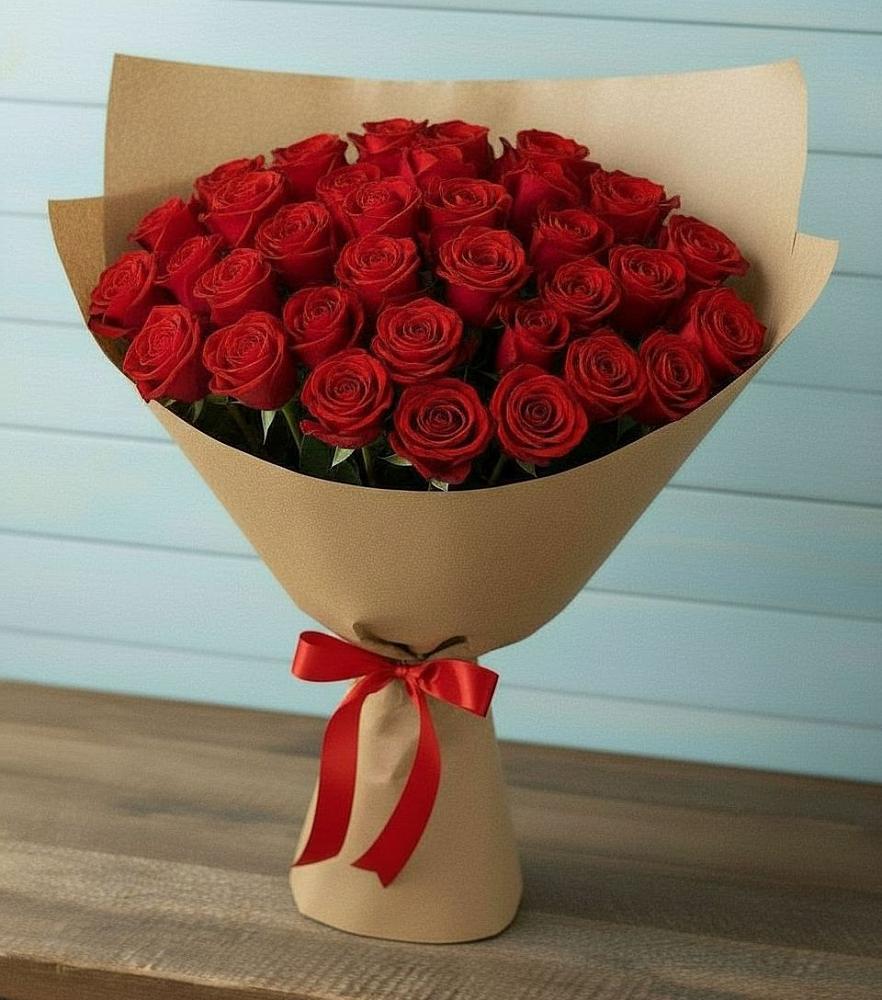 Букет Красные розы Милано в Оханске
