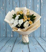 Букет цветов из:  Розы и Хризантемы #REPLACE_PRED# Оханске
