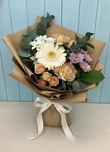 Букет цветов из:  Герберы и Хризантемы в Оханске
