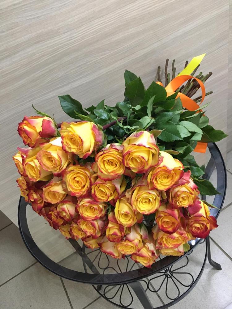 Букет Желтые розы в Оханске