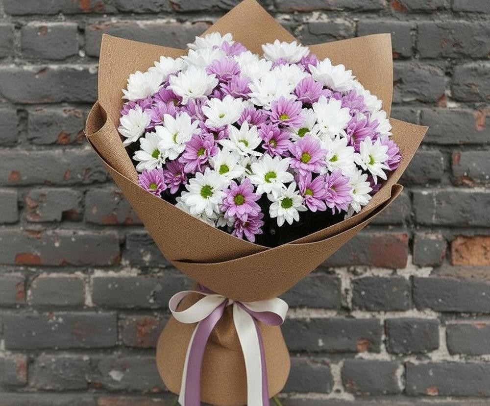 Букет цветов из: Хризантемы в Оханске