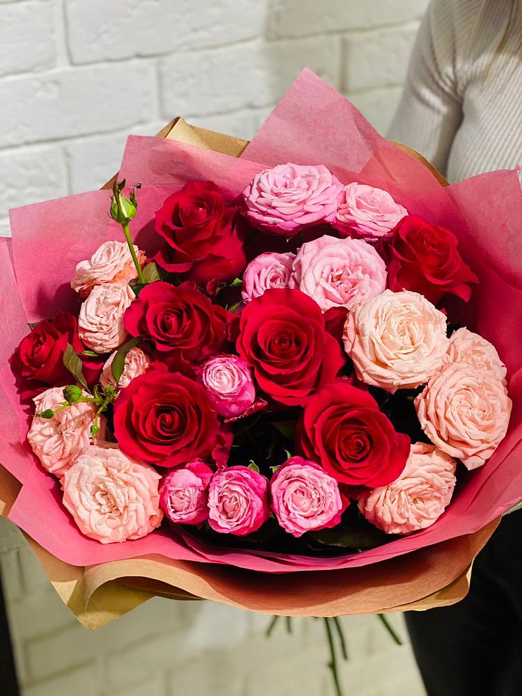 Букет цветов из: Розы в Оханске