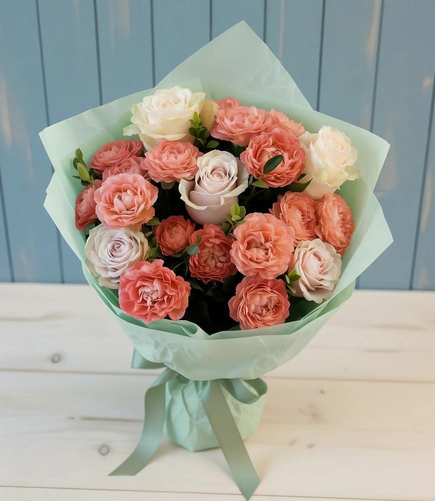 Букет цветов из: Розы в Оханске