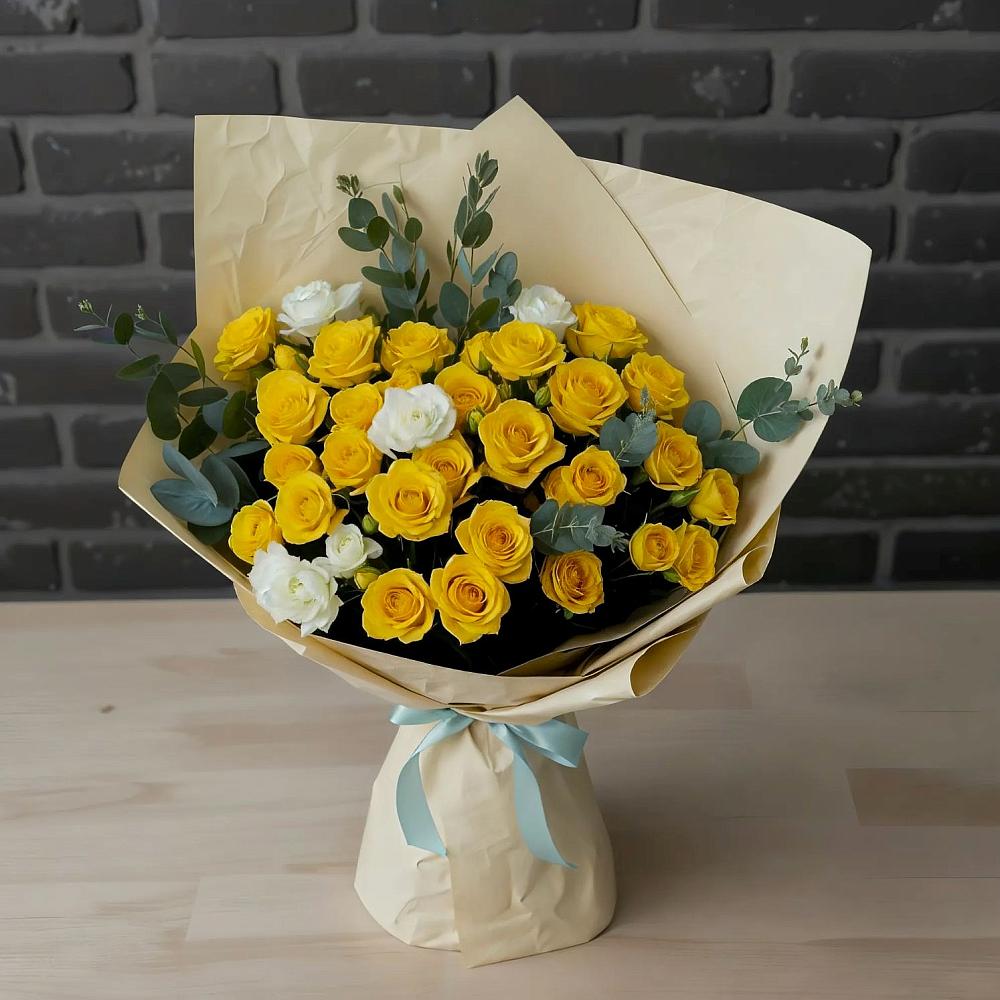 Букет цветов из: Розы в Оханске