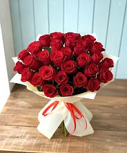 Букет 29 Красных роз в Оханске