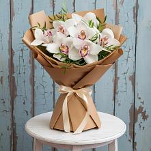 Букет цветов из:  Орхидеи и Розы #REPLACE_PRED# Оханске