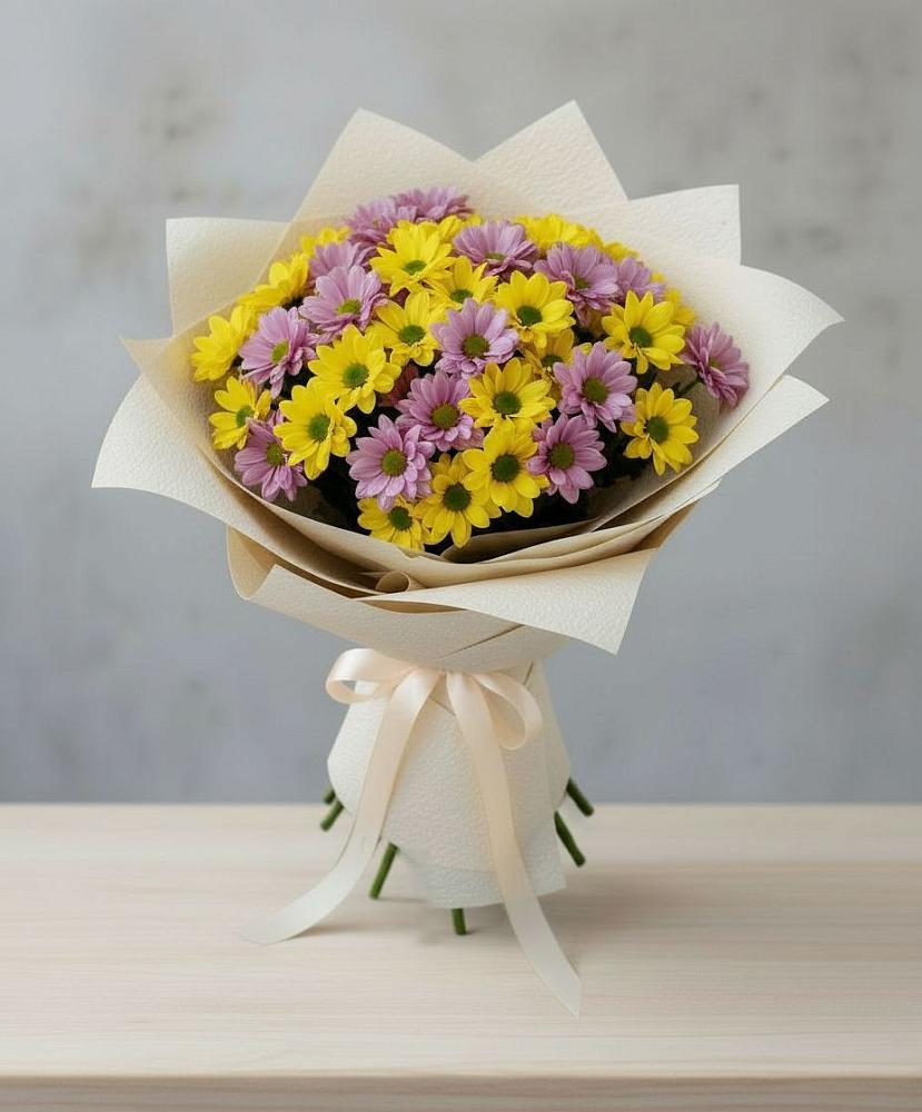Букет цветов из: Хризантемы в Оханске